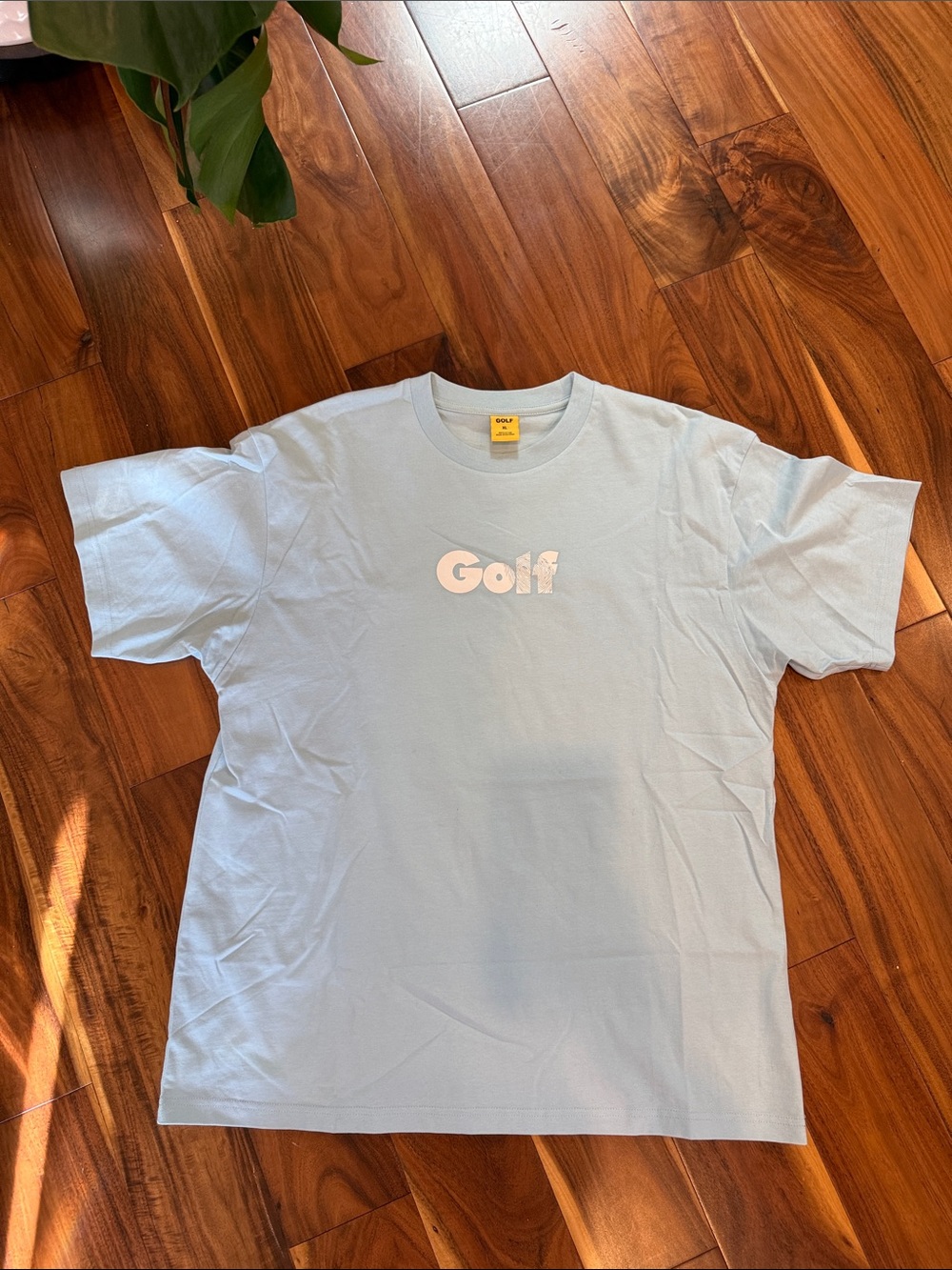 Golf Wang Fingerprint Logo T‑Shirt in Light Blue
